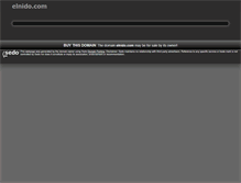 Tablet Screenshot of elnido.com